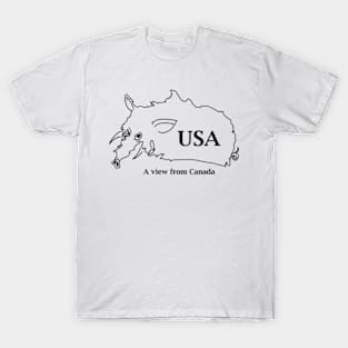 A funny map of the USA 5 T-Shirt